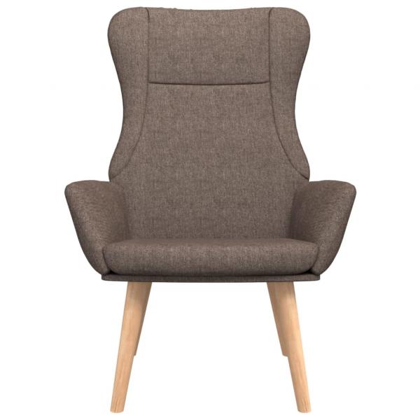 Relaxsessel Taupe Stoff