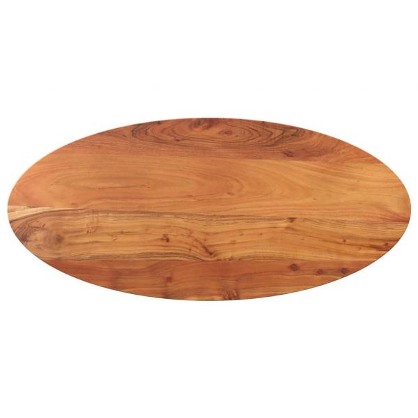 ARDEBO.de - Tischplatte 110x40x2,5 cm Oval Massivholz Akazie