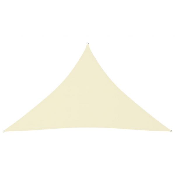 Sonnensegel Oxford-Gewebe Dreieckig 3x3x4,24 m Creme