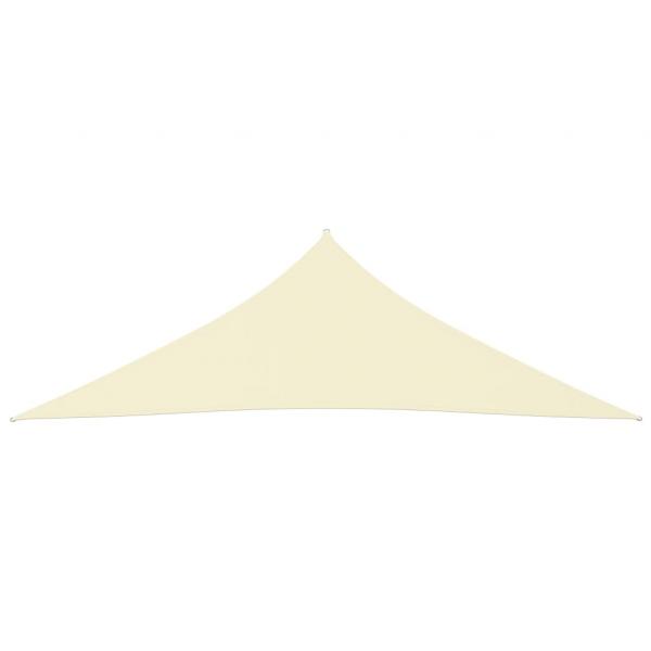 Sonnensegel Oxford-Gewebe Dreieckig 3x3x4,24 m Creme