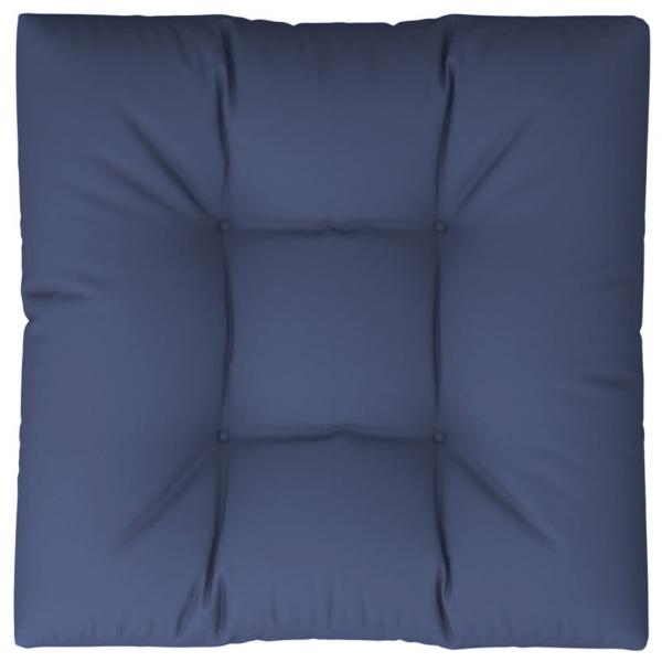 Palettenkissen Marineblau 70x70x12 cm Stoff