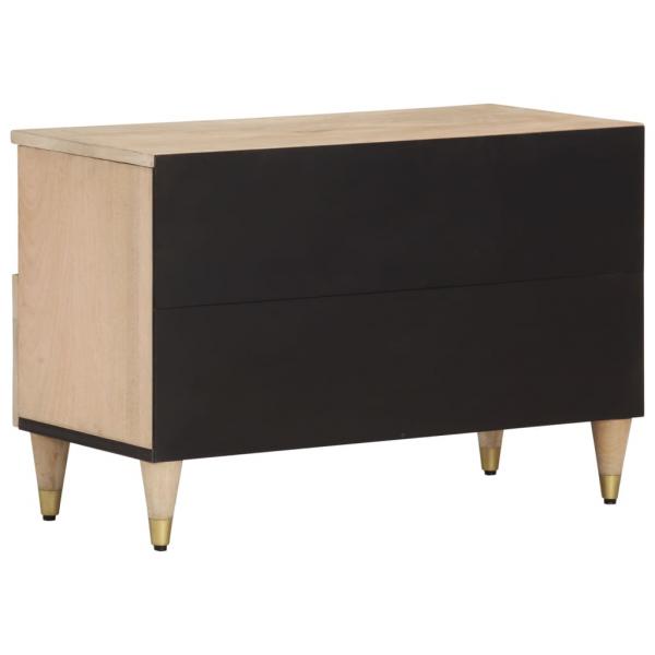 TV-Schrank 70x33x46 cm Massivholz Mango