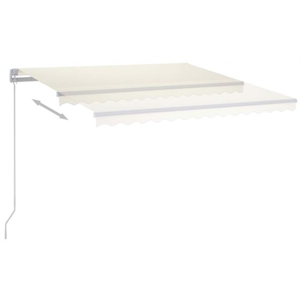 Automatische Markise mit LED & Windsensor 300x250 cm Creme