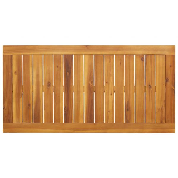 Garten-Esstisch 110x56x75 cm Massivholz Akazie