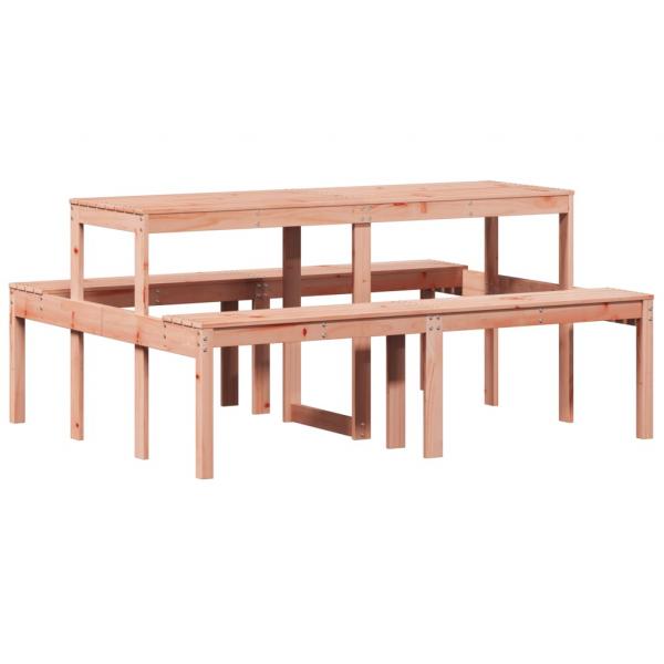 Picknicktisch 160x134x75 cm Massivholz Douglasie