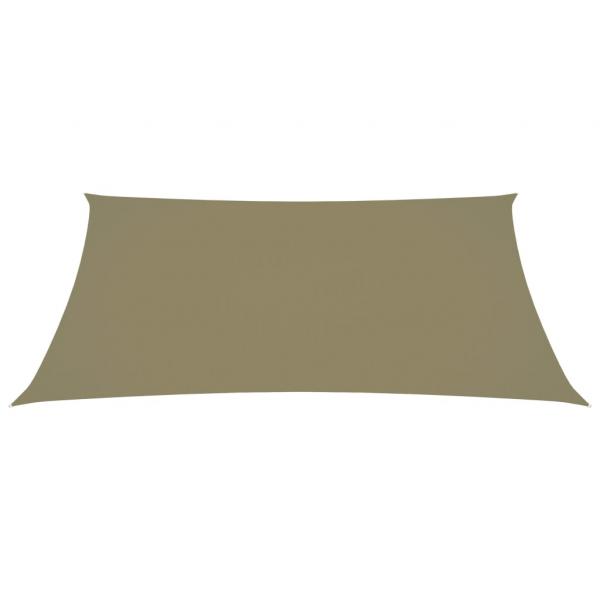 Sonnensegel Oxford-Gewebe Rechteckig 2,5x4,5 m Beige