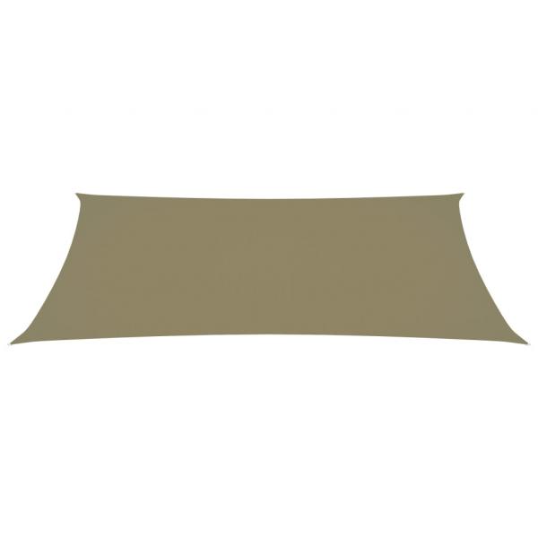 Sonnensegel Oxford-Gewebe Rechteckig 3x6 m Beige