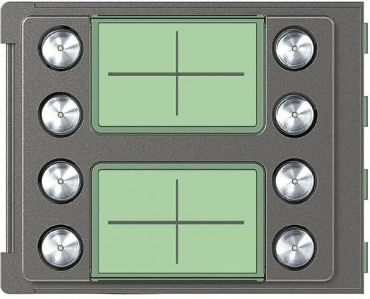 ARDEBO.de Bticino (352185) Frontblende für Ruftastenmodule mit 8 Ruftasten