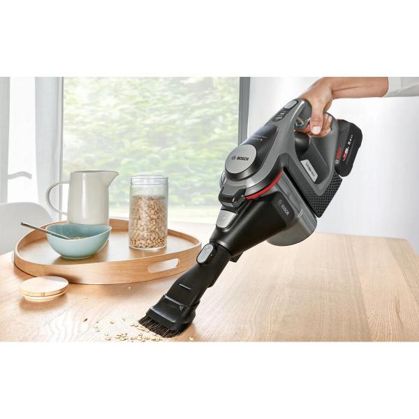 Bosch BSS825MULT Akkustaubsauger, Beutellos, 3 Leistungsstufe, Grau