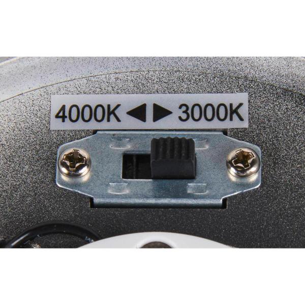 SLV ENOLA OCULUS CL Deckenaufbauleuchte, LED, 11W, 1000/1100lm, 3000/4000K, anthrazit (1006327)