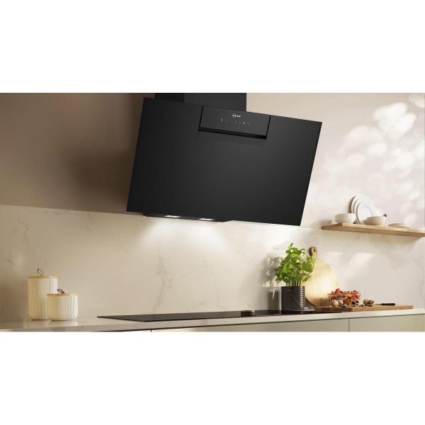 Neff D85IFN1S0 N50 EEK: A+ Kopffreihaube, 80 cm breit, Ab-/ Umluft, LED, Touch Control, schwarz