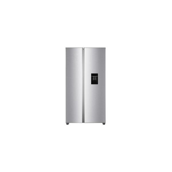 ARDEBO.de PKM SBS444EIXWD Stand Side-by-Side Kombination, 90 cm breit, 439 L, NoFrost, regelbares Thermostat, Wasserspender, Wassertank, Holiday-Modus, Edelstahloptik