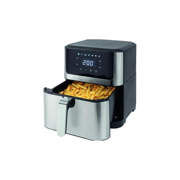 ProfiCook PC-FR 1269 H Heißluft-Fritteuse, 1800 W, 8 L, 7 Automatikprogramme, Edelstahl/schwarz (501269)