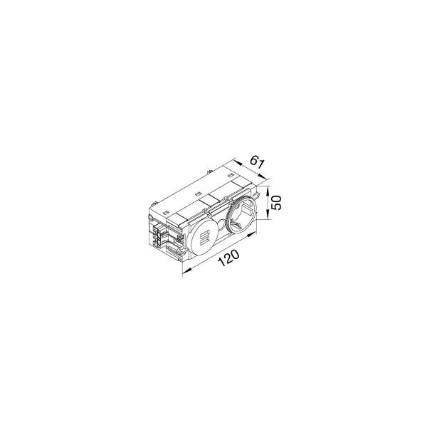 Hager GS16009016 Steckdose 1-fach USB-Charger A+C, verkehrsweiß