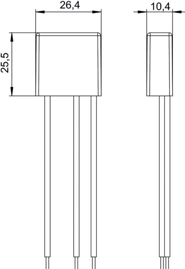 Theben DIMAX 540 plus B Dimmer Mini-Universaldimmer, Unterputz, 150 W LED, R- und C-Lasten, ohne Neutralleiter (5400130)