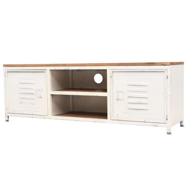 ARDEBO.de - TV-Schrank 120x30x40 cm Weiß