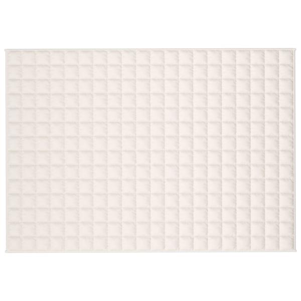 ARDEBO.de - Gewichtsdecke Hellcreme 135x200 cm 6 kg Stoff