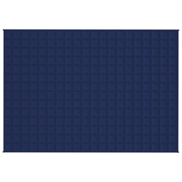 Gewichtsdecke Blau 135x200 cm 6 kg Stoff