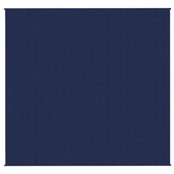 Gewichtsdecke Blau 220x230 cm 11 kg Stoff