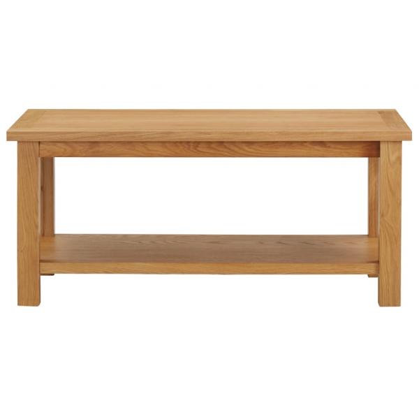 ARDEBO.de - Couchtisch 90 x 45 x 40 cm Eiche Massivholz