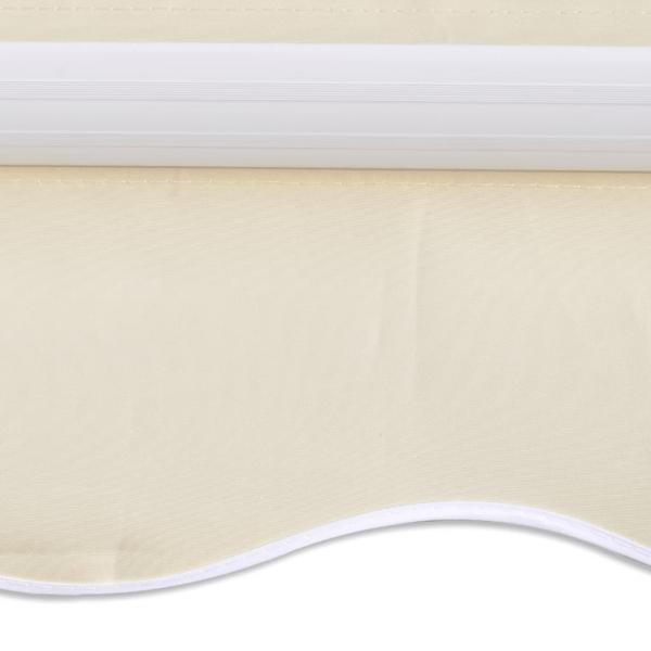 Markisenbespannung Canvas Creme 3 x 2,5 m (ohne Rahmen)