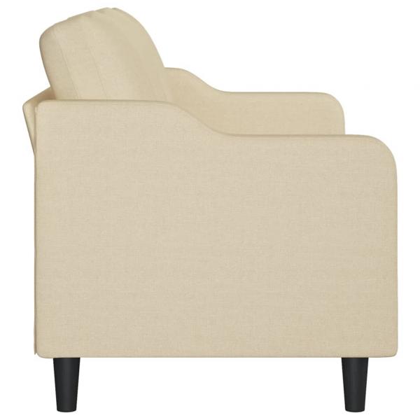 3-Sitzer-Sofa Creme 180 cm Stoff