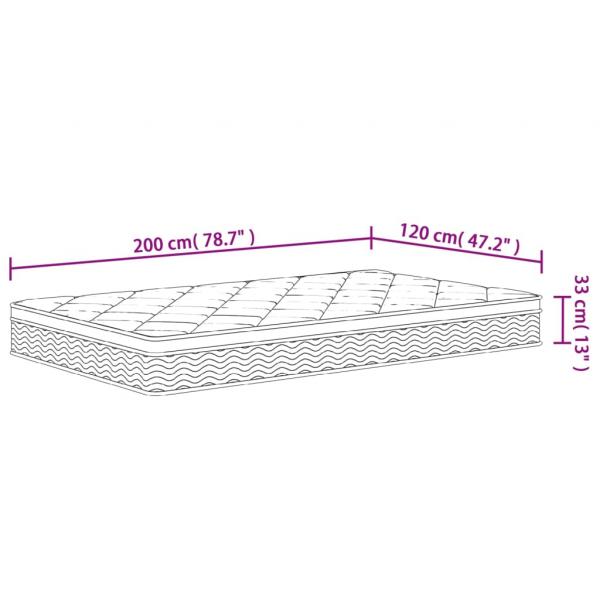 Matratze Taschenfederkern Medium Plus 120x200 cm