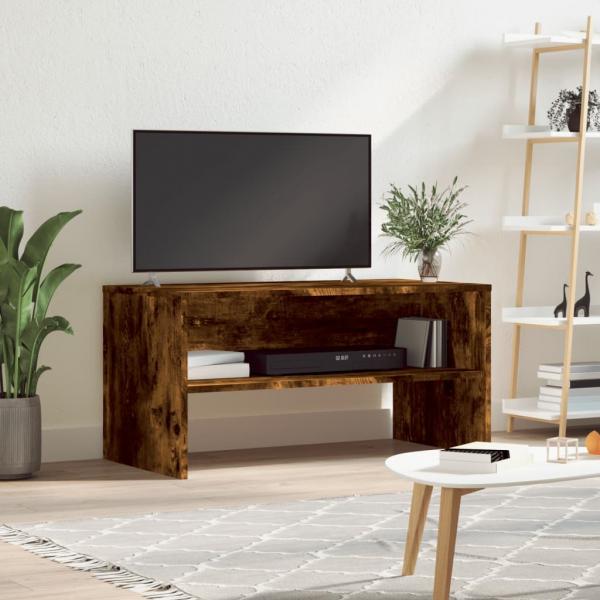 ARDEBO.de - TV-Schrank Räuchereiche 80x40x40 cm Holzwerkstoff