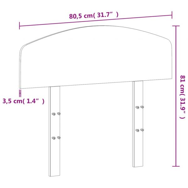 Kopfteil 75 cm Massivholz Kiefer