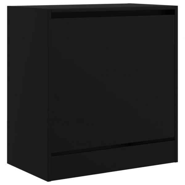 Schuhschrank Schwarz 60x34x63,5 cm Holzwerkstoff