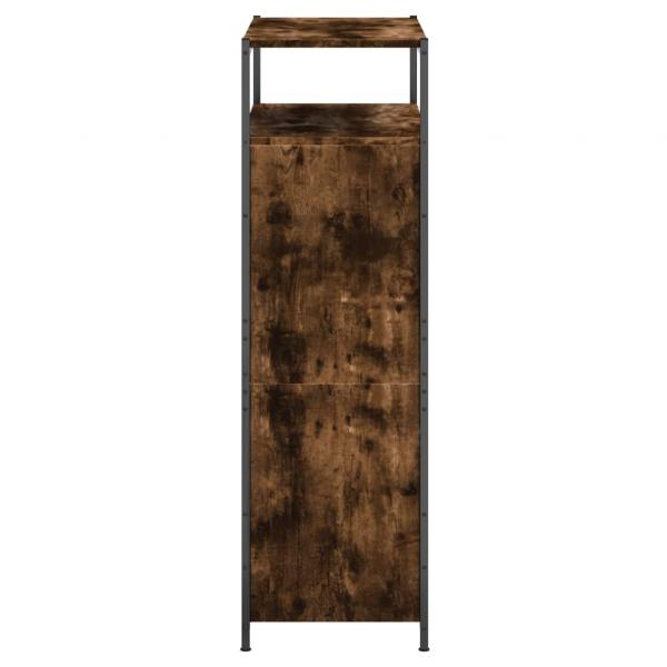 Schuhschrank Räuchereiche 75x34x112 cm Holzwerkstoff