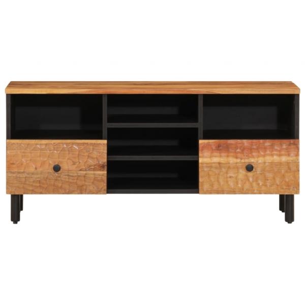 TV-Schrank 100x33x46 cm Massivholz Akazie