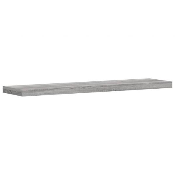 Wandregale 4 Stk. Grau Sonoma 40x10x1,5 cm Holzwerkstoff