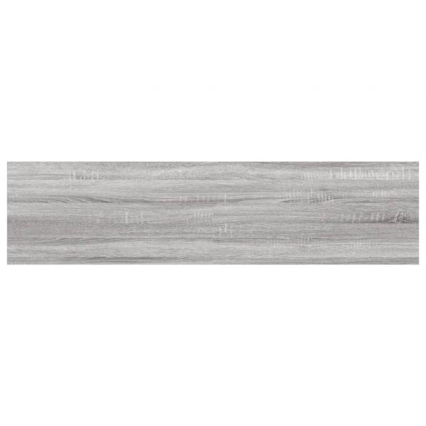 Wandregale 4 Stk. Grau Sonoma 40x10x1,5 cm Holzwerkstoff