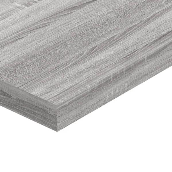 Wandregale 4 Stk. Grau Sonoma 40x10x1,5 cm Holzwerkstoff