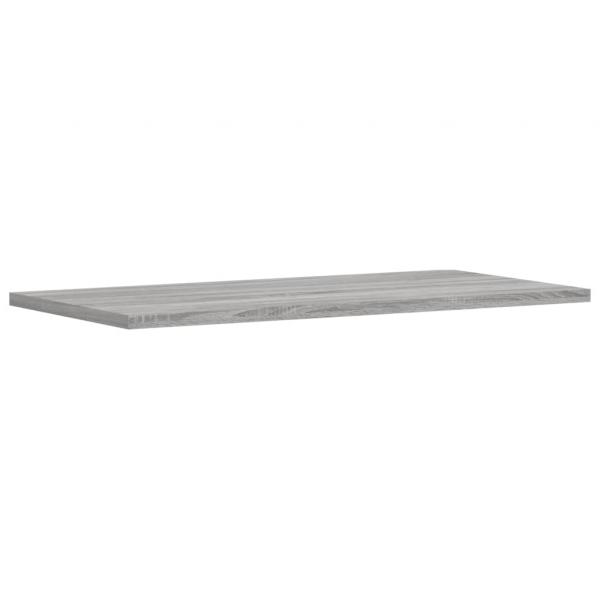 Wandregale 4 Stk. Grau Sonoma 60x30x1,5 cm Holzwerkstoff