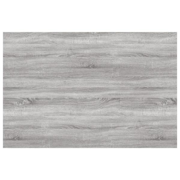 Wandregale 4 Stk. Grau Sonoma 60x40x1,5 cm Holzwerkstoff