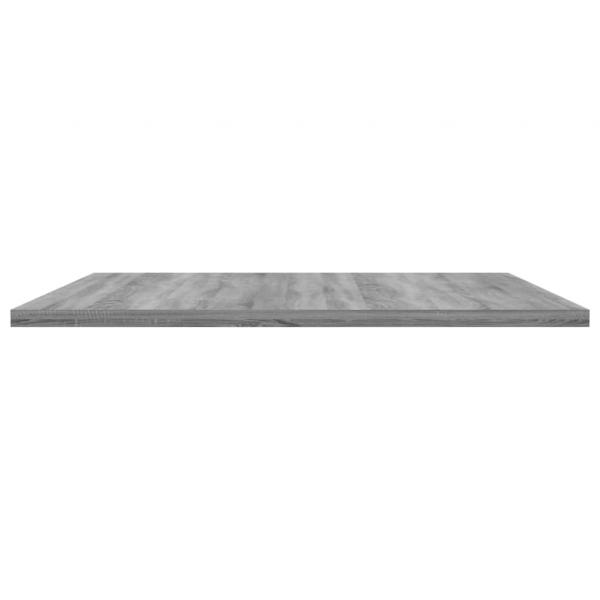 Wandregale 4 Stk. Grau Sonoma 60x50x1,5 cm Holzwerkstoff