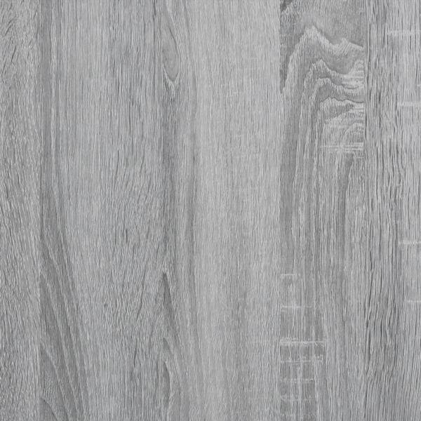 Wandregale 4 Stk. Grau Sonoma 60x50x1,5 cm Holzwerkstoff