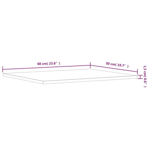 Wandregale 4 Stk. Grau Sonoma 60x50x1,5 cm Holzwerkstoff