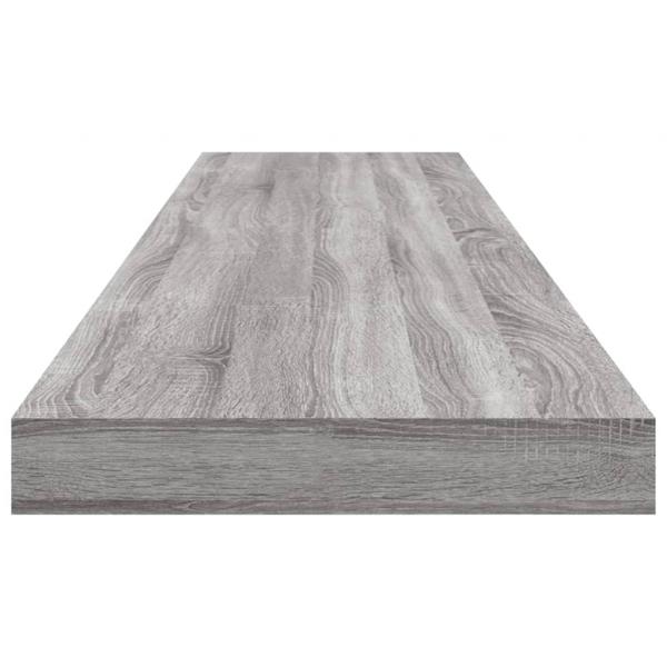 Wandregale 4 Stk. Grau Sonoma 100x10x1,5 cm Holzwerkstoff