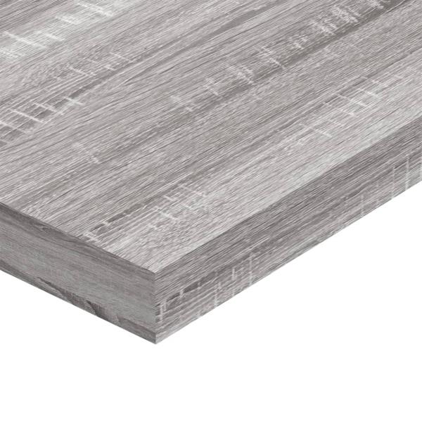 Wandregale 4 Stk. Grau Sonoma 100x10x1,5 cm Holzwerkstoff