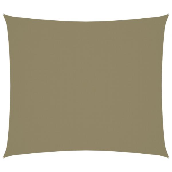 Sonnensegel Oxford-Gewebe Rechteckig 2x2,5 m Beige