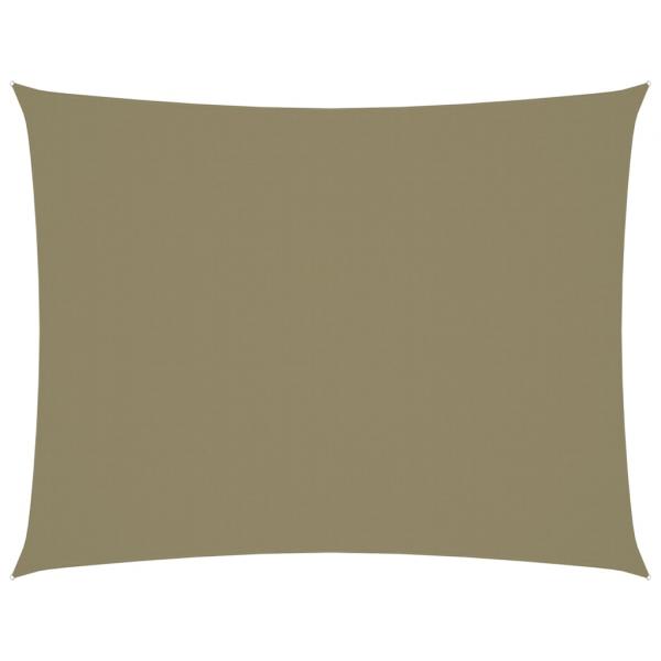 ARDEBO.de - Sonnensegel Oxford-Gewebe Rechteckig 2,5x4 m Beige