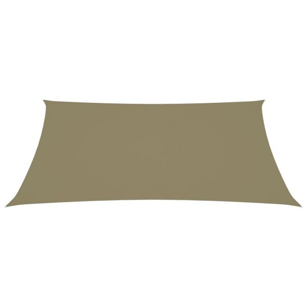 Sonnensegel Oxford-Gewebe Rechteckig 2,5x4 m Beige