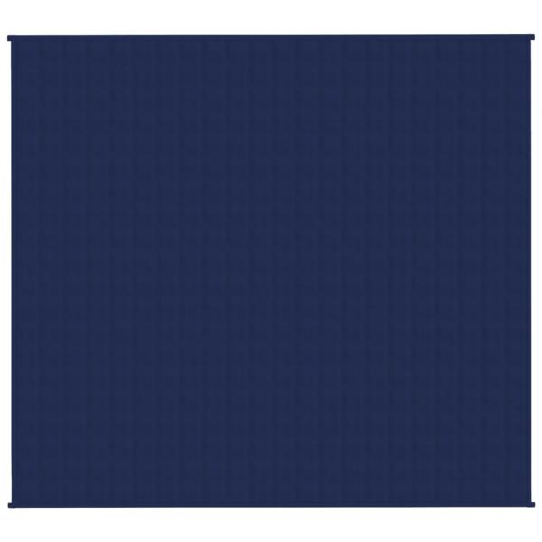 Gewichtsdecke Blau 200x230 cm 13 kg Stoff