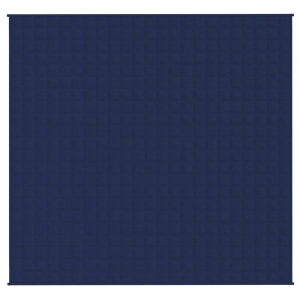 Gewichtsdecke Blau 220x240 cm 15 kg Stoff