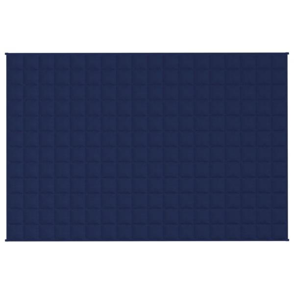 Gewichtsdecke Blau 122x183 cm 9 kg Stoff