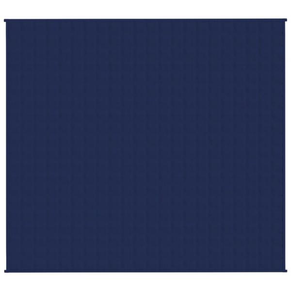 Gewichtsdecke Blau 200x230 cm 9 kg Stoff