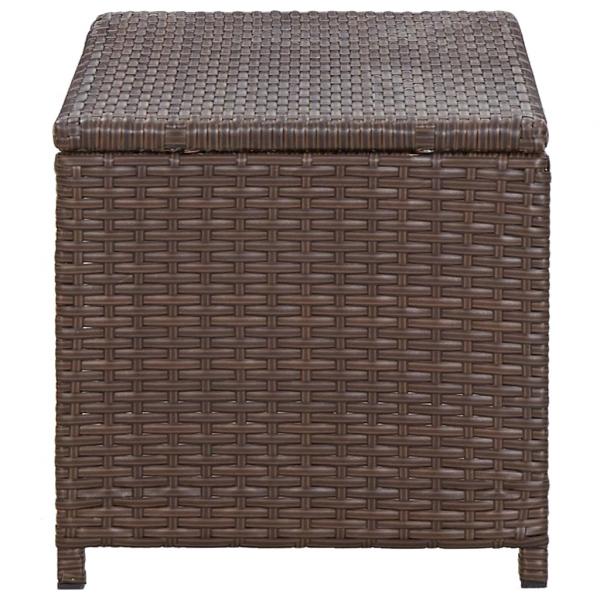 Couchtisch Braun 70x40x38 cm Poly Rattan